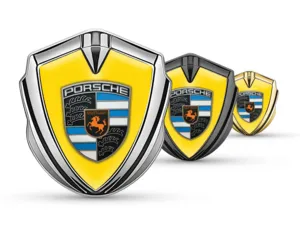 Porsche Emblema Fender Badge Disegno Minimal Standard